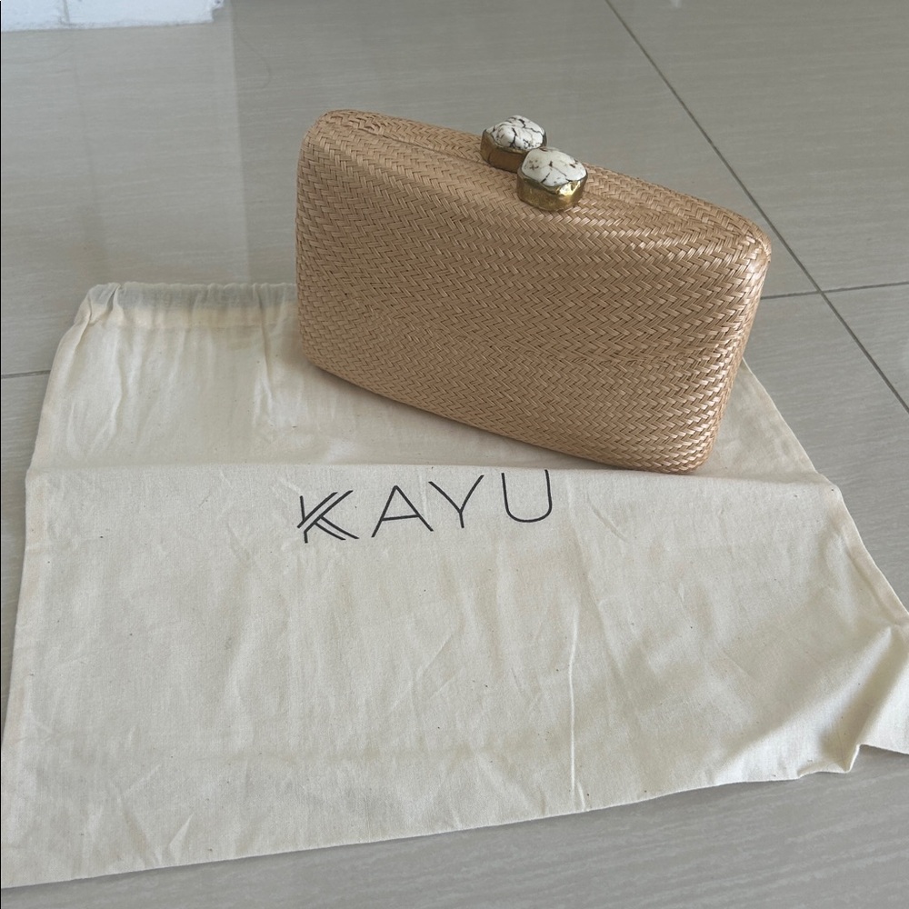 Kayu Jen Woven Clutch